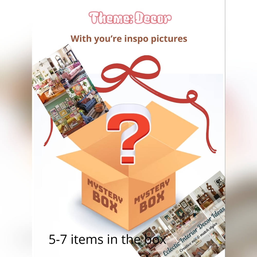 Mystery Box Home Decor Accent